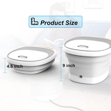 Load image into Gallery viewer, Esnbia Foot Spa Foot Bath Massager with Heat, Bubbles, Vibration, Red Light, Collapsible Pedicure Foot Soaker w/Remote Control, Removable Massage Rollers, Water Electricity Separation, for Tired Feet Relief