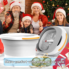 Load image into Gallery viewer, Esnbia Foot Spa Foot Bath Massager with Heat, Bubbles, Vibration, Red Light, Collapsible Pedicure Foot Soaker w/Remote Control, Removable Massage Rollers, Water Electricity Separation, for Tired Feet Relief