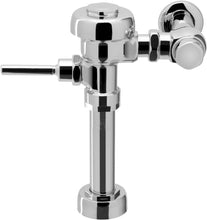 Load image into Gallery viewer, Esnbia 111 Exposed Manual Water Closet Flushometer, 1.28 GPF Flush Valve - Single Flush Non-Hold-Open Handle, Fixture Connection Top Spud, Polished Chrome Finish, 3780018