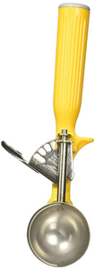 Esnbia 1-5/8 oz Stainless Steel Disher - Size 20,Yellow