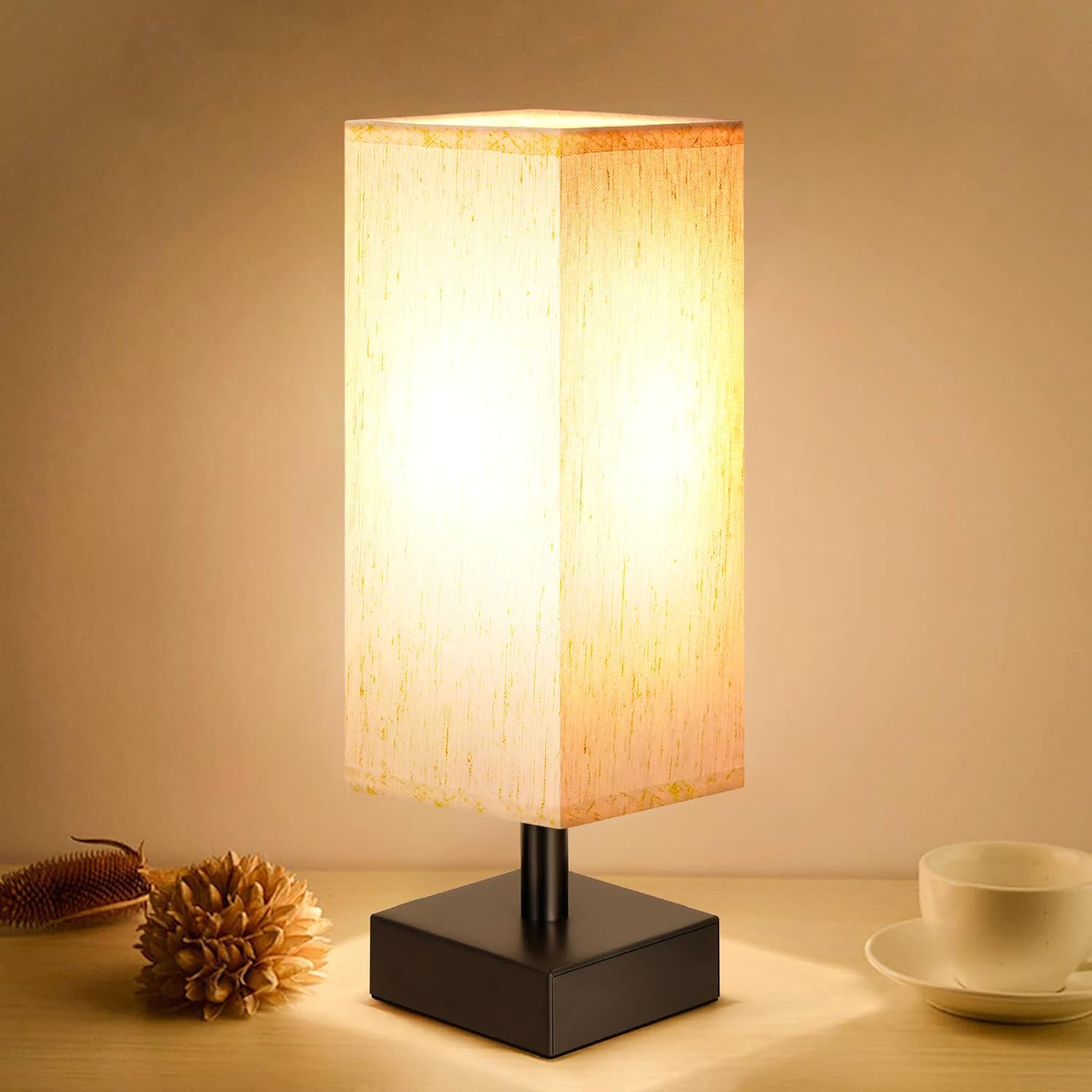 Sunset Lamp Modern Small Table Lamp For Bedroom, Cute Dome Shade - Main Image