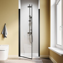 Load image into Gallery viewer, EsnbiaShower enclosures Pivot Shower Door, 28&quot; W x 72&quot; H, 1/4&quot; Tempered Glass Shower Door, Pivot Swing Shower Glass Door, Easy to Clean, Matte Black Finish