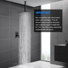 Load image into Gallery viewer, ESNBIA Oil Rubbed Bronze Shower System, Bathroom 10 Inches Rain Shower Head with Handheld Combo Set, Wall Mounted High Pressure Rainfall Dual Shower Head System, Shower Faucet Set with Valve and trim